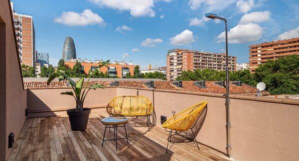 Hoteles - Vista a la ciudad de un hotel con spa de los mejores hoteles en Barcelona