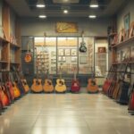 Tiendas de música - Exhibición de instrumentos y equipos musicales en casa de música reconocida como una de las mejores tiendas de música España en Barcelona