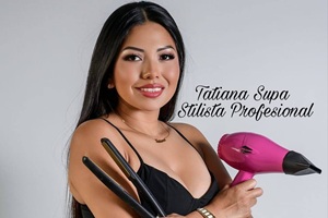 Logo Tatiana Supa estilista profesional en peinados de novia en Barcelona