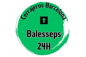 Cerrajerías 24 horas - Logo Cerrajeros Balesseps Barcelona